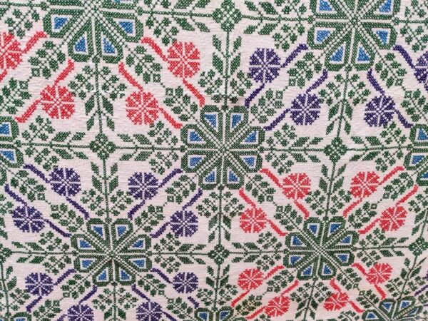 White Nakshi Kantha